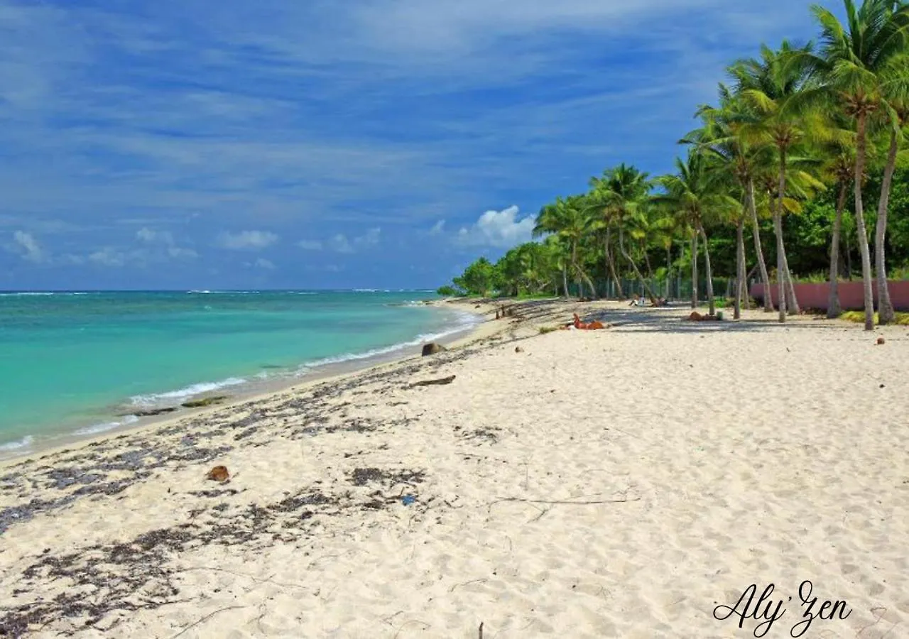 Studio De Charme - Aly'Zen - Magnifique Vue Mer, Les Pieds Dans L'Eau Le Moule 0*,  Guadalupe