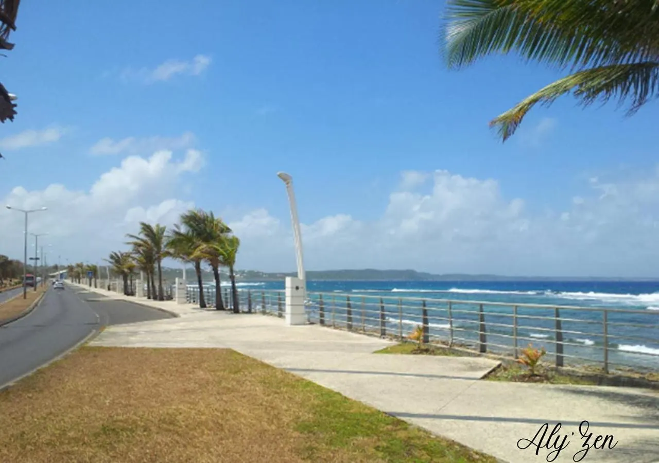 Apartamento Studio De Charme - Aly'Zen - Magnifique Vue Mer, Les Pieds Dans L'Eau Le Moule Guadalupe